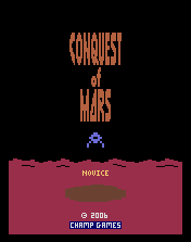 Conquest of Mars SP Title Screen